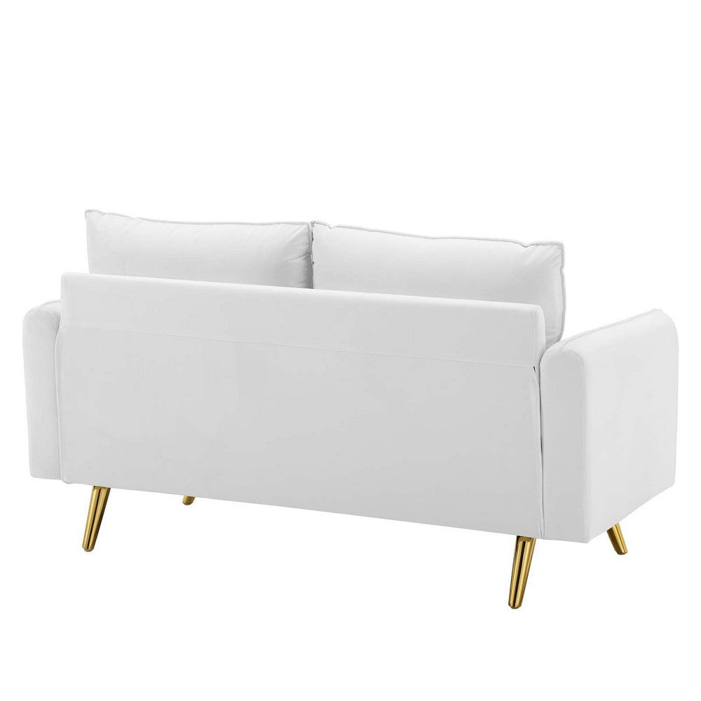 Modway Revive Performance Velvet Loveseat White MDY-EEI-3989-WHI