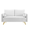 Modway Revive Performance Velvet Loveseat White MDY-EEI-3989-WHI