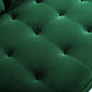 Valour Performance Velvet Loveseat - No Shipping Charges MDY-EEI-4004-GRN