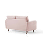 Modway Valour Performance Velvet Loveseat Pink Valour Performance Velvet Loveseat MDY-EEI-4004-PNK