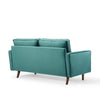 Modway Valour Performance Velvet Loveseat Teal Valour Performance Velvet Loveseat MDY-EEI-4004-TEA