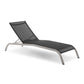 Modway EEI-4005-BLK Savannah Chaise Set Two Lounge Chair Black MDY-EEI-4005-BLK