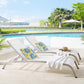 Modway EEI-4005-WHI Savannah Chaise Set Two Lounge Chair White MDY-EEI-4005-WHI