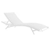 Modway EEI-4038-WHI-WHI Glimpse Outdoor Patio Mesh Chaise Lounge Set of 2 White White MDY-EEI-4038-WHI-WHI