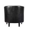 Modway Prospect Upholstered Vinyl Armchair Set of 2 Black MDY-EEI-4110-BLK