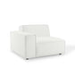 Modway Restore Upholstered Fabric Sectional 2 Seater Sofa White MDY-EEI-4111-WHI