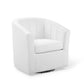 Prospect Performance Velvet Swivel Armchair - No Shipping Charges MDY-EEI-4139-CHA