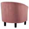 Modway Prospect Channel Tufted Performance Velvet Armchair Set of 2 Dusty Rose MDY-EEI-4150-DUS