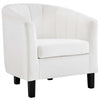 Modway Prospect Channel Tufted Performance Velvet Armchair Set of 2 White MDY-EEI-4150-WHI