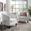 Modway Prospect Channel Tufted Performance Velvet Armchair Set of 2 White MDY-EEI-4150-WHI