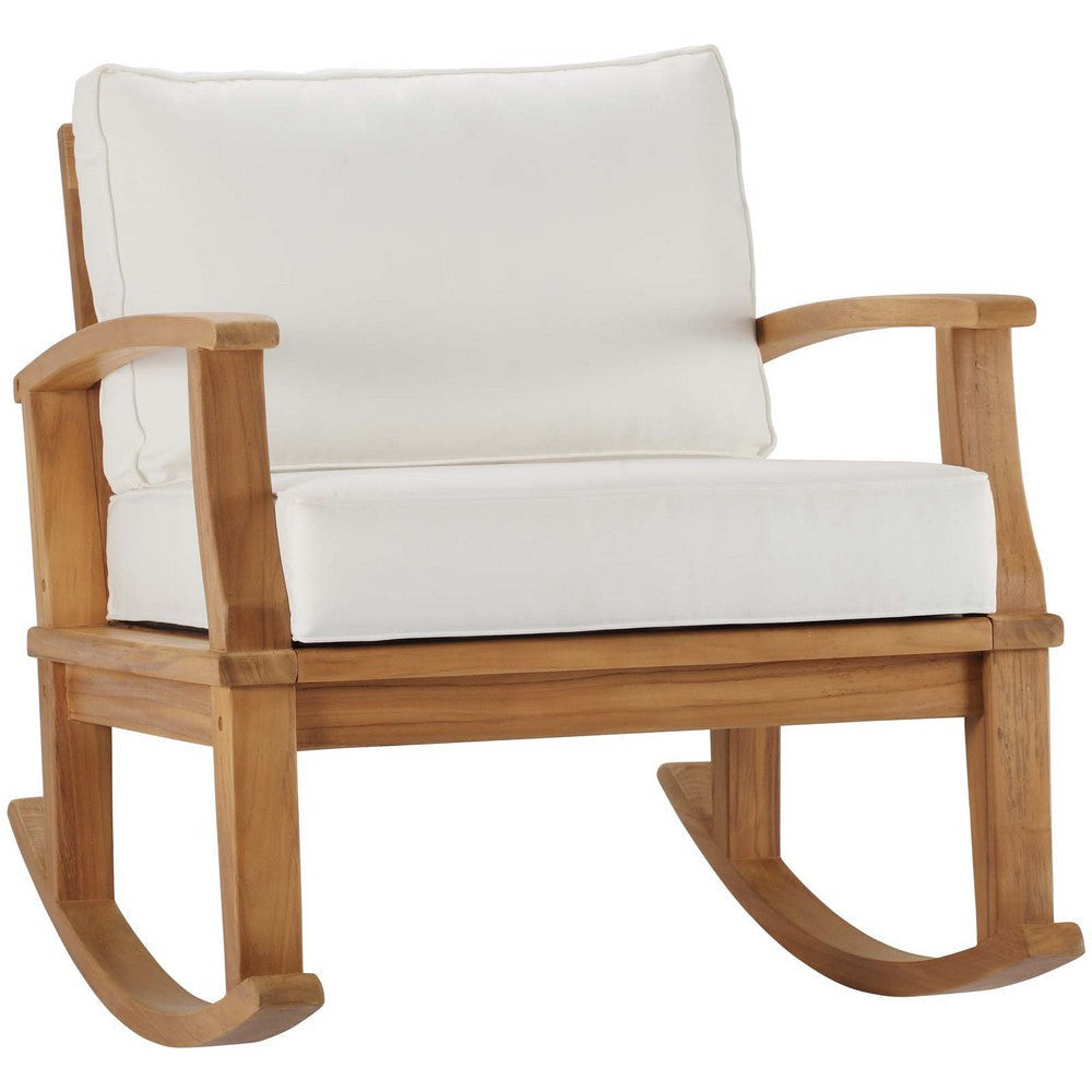 Marina Outdoor Patio Teak Rocking Chair