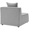 Saybrook Outdoor Patio Upholstered Sectional Sofa Armless Chair - No Shipping Charges MDY-EEI-4209-GRY