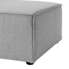 Saybrook Outdoor Patio Upholstered Sectional Sofa Armless Chair - No Shipping Charges MDY-EEI-4209-GRY