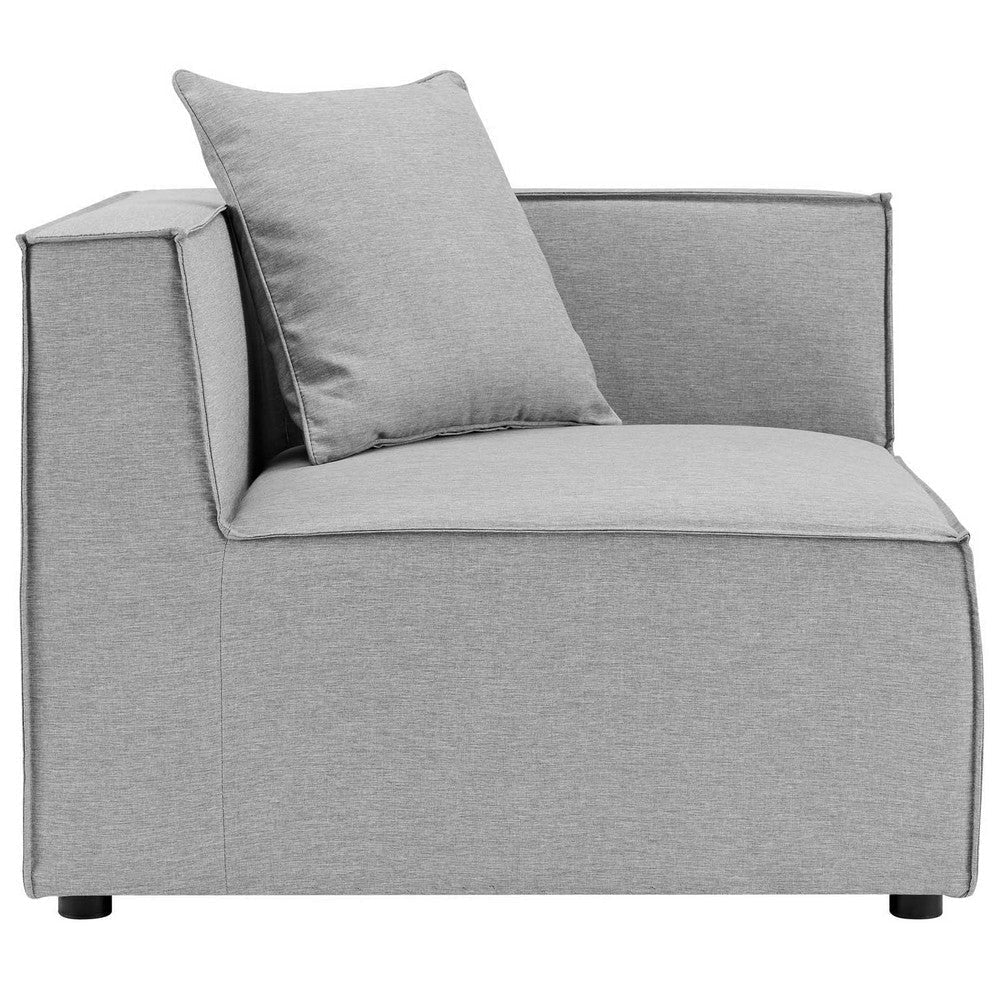 Saybrook Outdoor Patio Upholstered Sectional Sofa Corner Chair MDY-EEI-4210-GRY