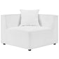 Saybrook Outdoor Patio Upholstered Sectional Sofa Corner Chair - No Shipping Charges