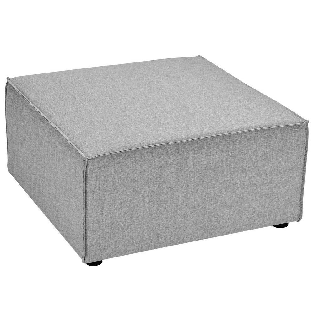 Saybrook Outdoor Patio Upholstered Sectional Sofa Ottoman - No Shipping Charges MDY-EEI-4211-GRY