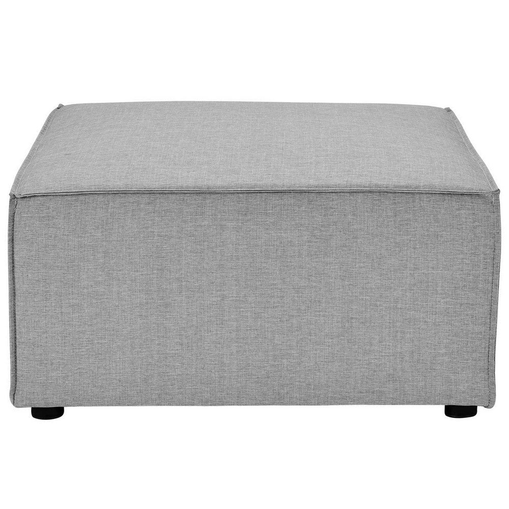 Saybrook Outdoor Patio Upholstered Sectional Sofa Ottoman - No Shipping Charges MDY-EEI-4211-GRY