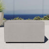 Saybrook Outdoor Patio Upholstered Sectional Sofa Ottoman - No Shipping Charges MDY-EEI-4211-GRY