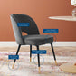 Rouse Performance Velvet Dining Side Chair - No Shipping Charges MDY-EEI-4212-CHA