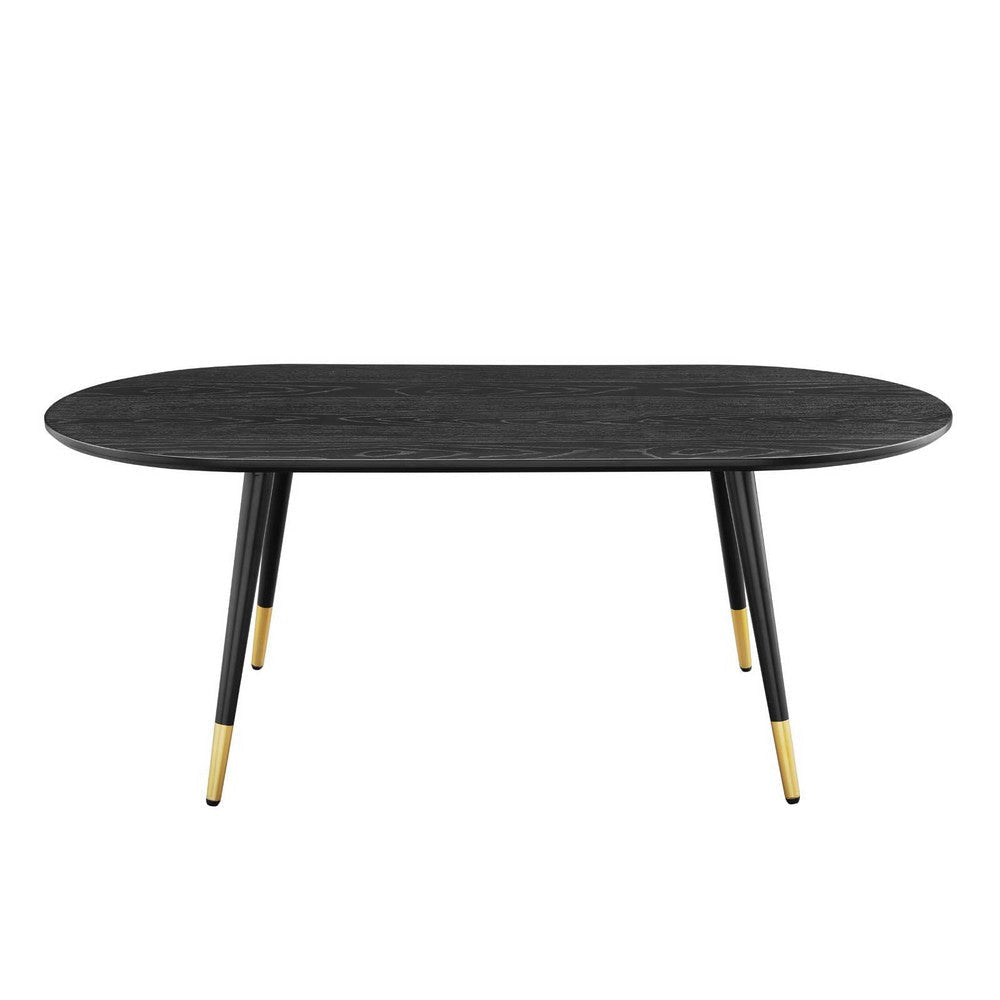 Vigor 47’ Oval Coffee Table - No Shipping Charges MDY-EEI-4214-BLK