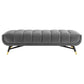 Adept 60’ Performance Velvet Bench - No Shipping Charges MDY-EEI-4241-GRY