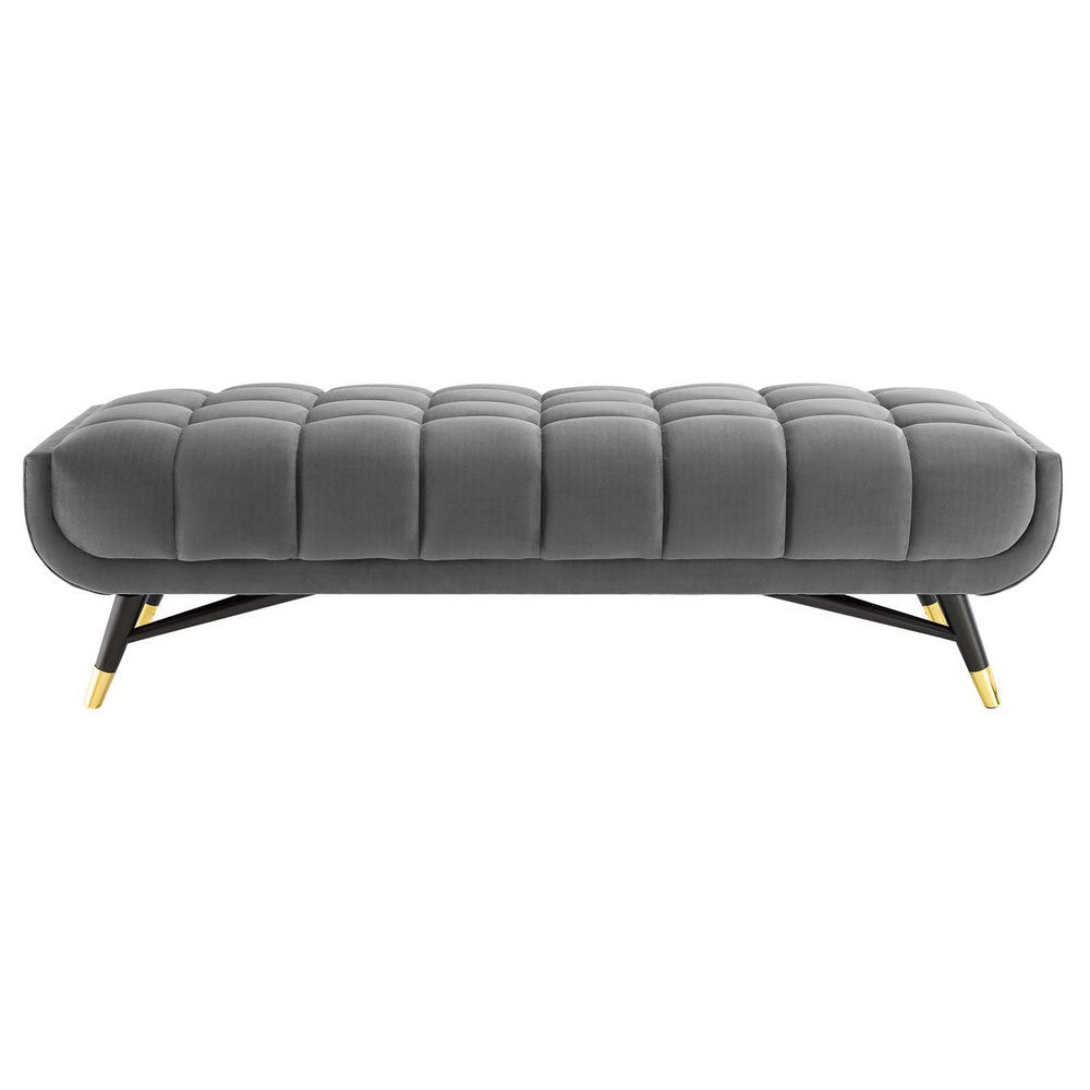 Adept 60’ Performance Velvet Bench - No Shipping Charges MDY-EEI-4241-GRY