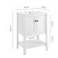 Modway Prestige 24’’ Bathroom Vanity in White 24 Inch MDY-EEI-4246-WHI-WHI