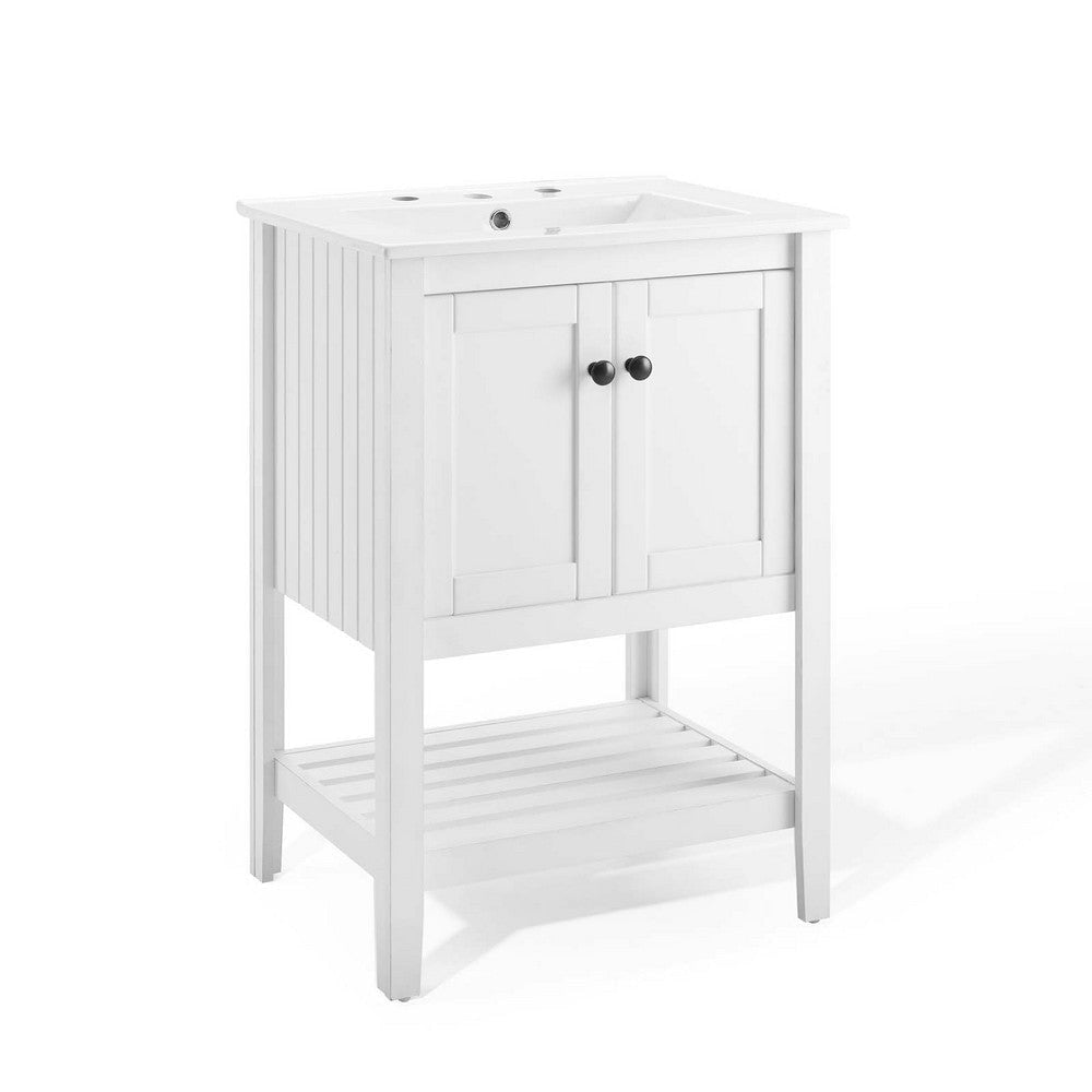 Modway Prestige 24" Bathroom Vanity in White, 24 Inch