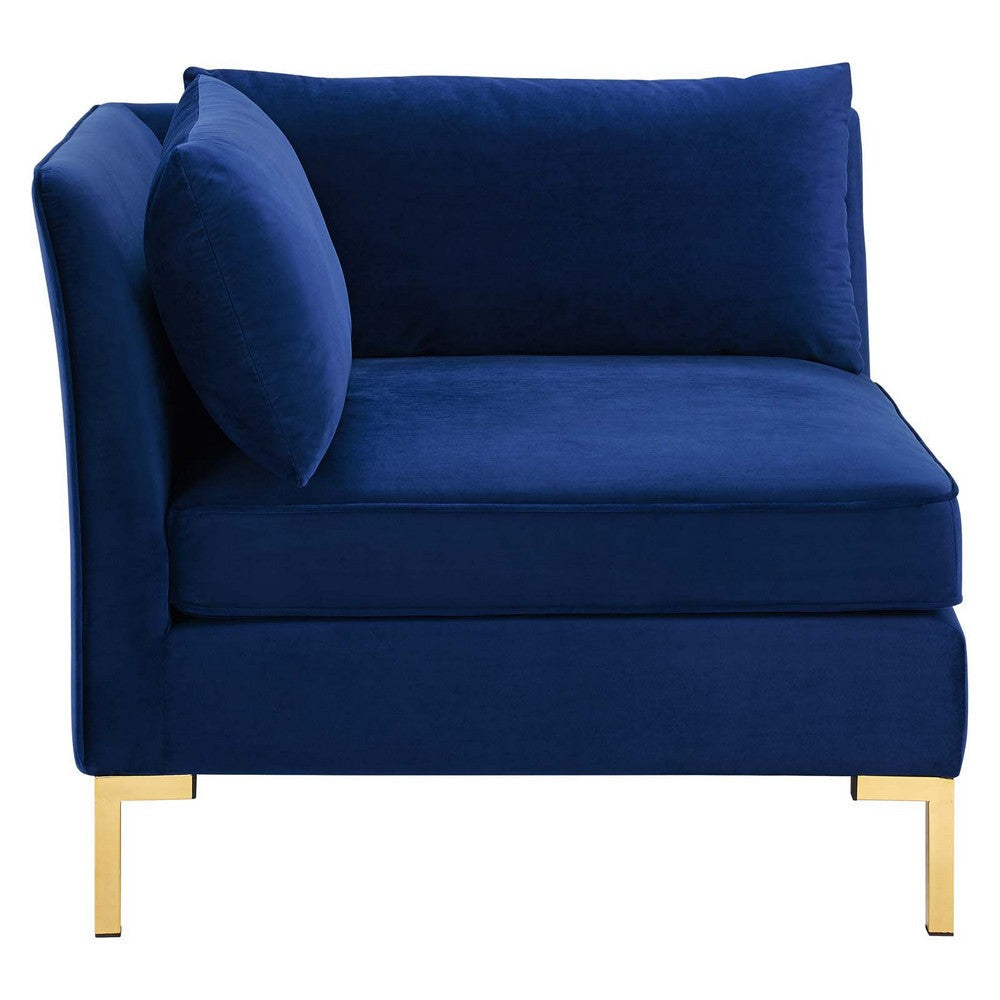 Modway Ardent Performance Velvet Loveseat Navy MDY-EEI-4268-NAV