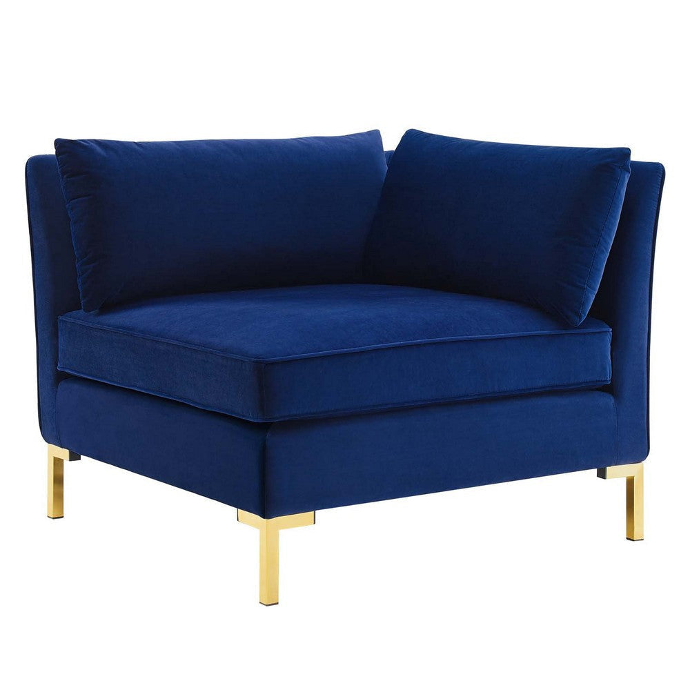 Modway Ardent Performance Velvet Loveseat Navy MDY-EEI-4268-NAV