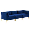 Modway Ardent Performance Velvet, Sofa, Navy