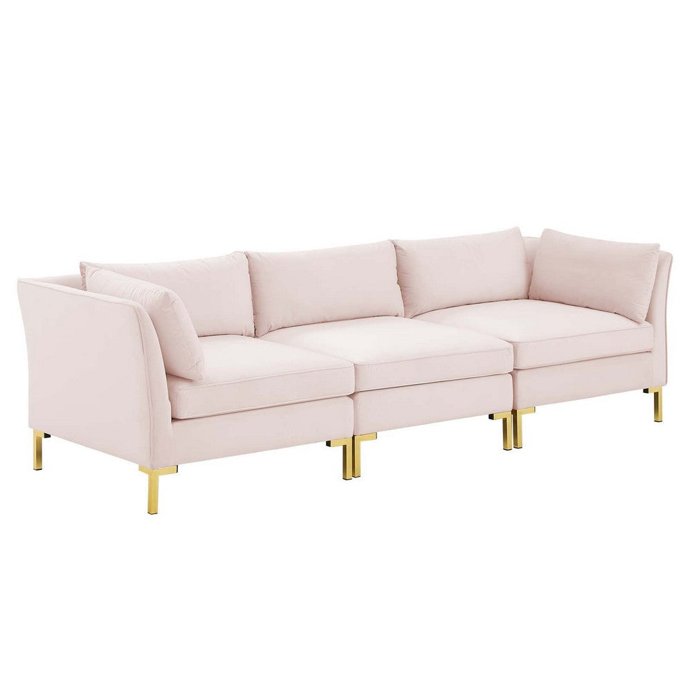 Modway Ardent Performance Velvet, Sofa, Pink