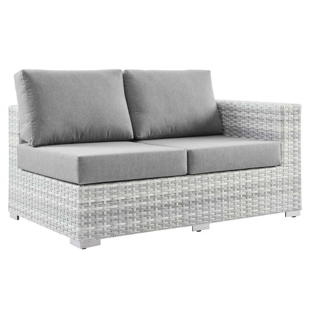 Modway EEI-4302-LGR-GRY Right-Arm Loveseat, Light Gray Gray