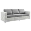 Modway EEI-4305-LGR-GRY Sofa, Light Gray Gray