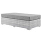 Modway EEI-4308-LGR-GRY Ottoman, Light Gray Gray