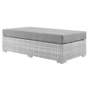 Modway EEI-4308-LGR-GRY Ottoman, Light Gray Gray