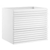 Modway Render 24" Wall-Mount Bathroom Vanity Cabinet in White - Sink Basin Not Included