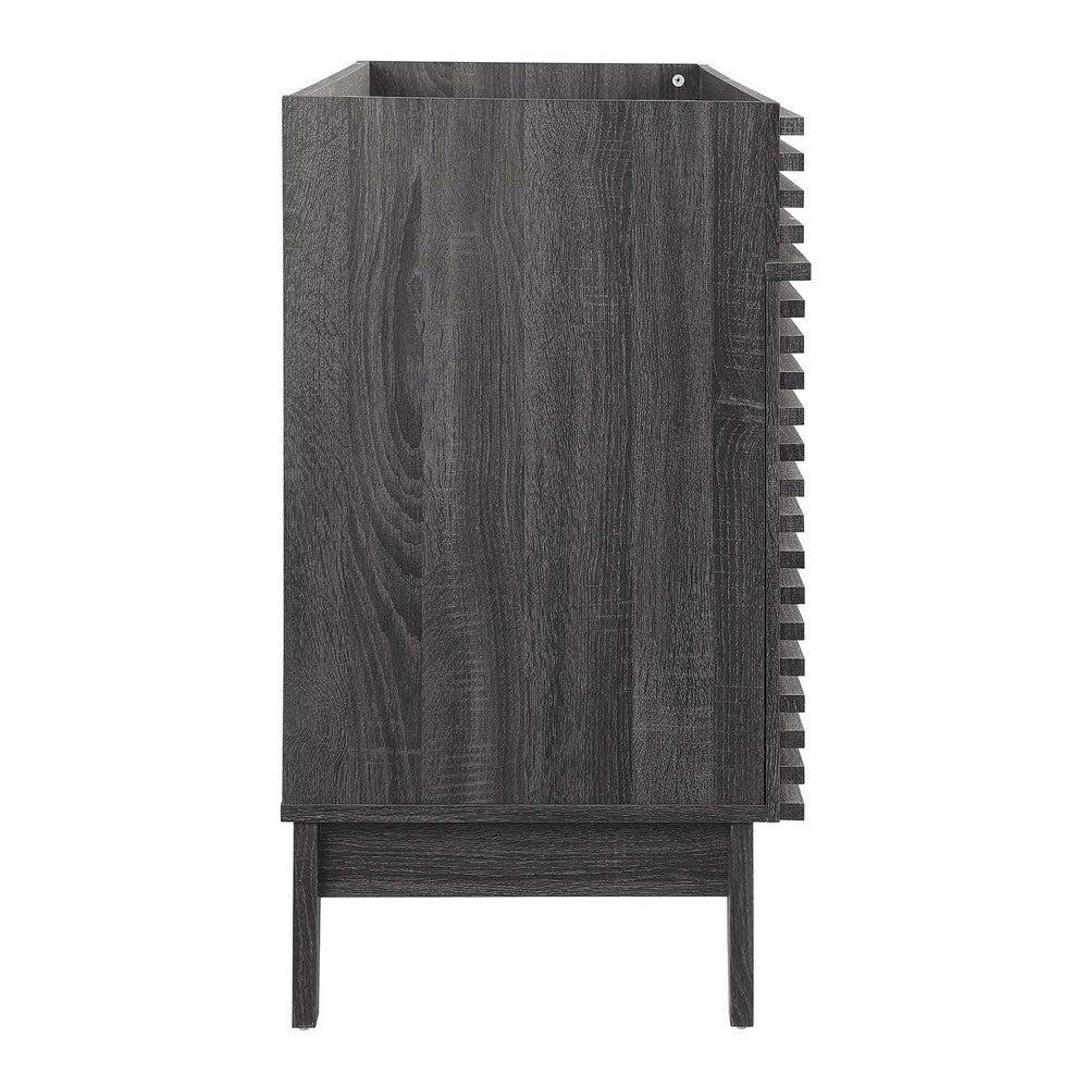 Modway Render 48’’ Bathroom Vanity Cabinet in Charcoal Basin Not Included Single Sink MDY-EEI-4341-CHA