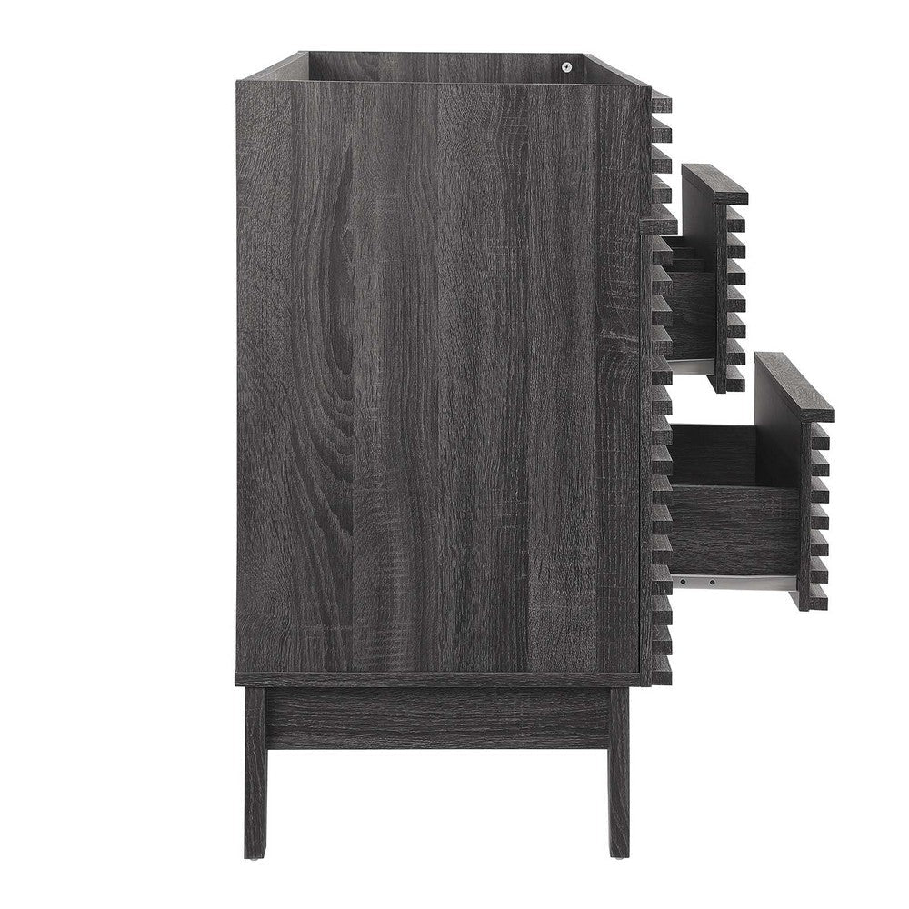 Modway Render 48’’ Bathroom Vanity Cabinet in Charcoal Basin Not Included Single Sink MDY-EEI-4341-CHA