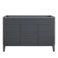 Modway Render 48’’ Bathroom Vanity Cabinet in Gray Basin Not Included Double Sink Grey MDY-EEI-4342-GRY