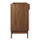 Modway Render 48’’ Bathroom Vanity Cabinet in White Walnut Basin Not Included Double Sink MDY-EEI-4342-WHI-WAL