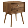 Modway Ember Wood Nightstand, Walnut Walnut