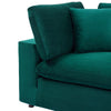 Modway Commix Modular Sofa Corner Chair Green Performance Velvet MDY-EEI-4366-GRN