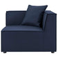 Modway EEI-4377-NAV Saybrook Outdoor Patio Upholstered 2-Piece Sectional Sofa Loveseat Navy MDY-EEI-4377-NAV