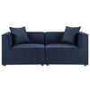 Modway EEI-4377-NAV Saybrook Outdoor Patio Upholstered 2-Piece Sectional Sofa Loveseat, Navy