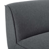 Modway Comprise Fabric Upholstered Sectional Armless Chair Charcoal MDY-EEI-4418-CHA