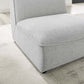 Modway Comprise Fabric Upholstered Sectional Armless Chair Light Gray MDY-EEI-4418-LGR