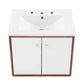 Transmit 24’ Wall-Mount Bathroom Vanity - No Shipping Charges MDY-EEI-4431-WAL-WHI