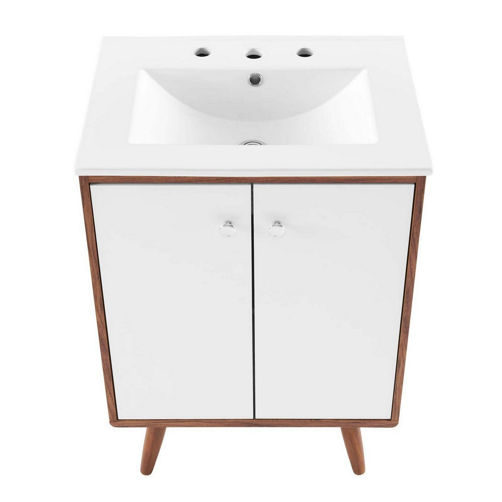 Transmit 24’ Bathroom Vanity - No Shipping Charges MDY-EEI-4432-WAL-WHI