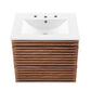 Render 24’ Wall-Mount Bathroom Vanity - No Shipping Charges MDY-EEI-4433-WAL-WHI